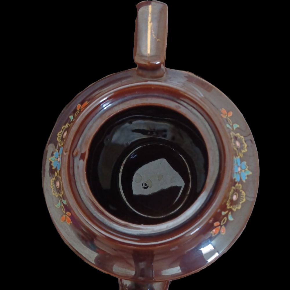 Redware Vintage Tea Pot - Picture 5 of 6